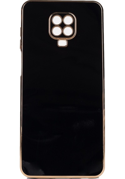 Xiaomi Redmi Note 9S Parlak Kenarli Bark Silikon Kilif 547681006