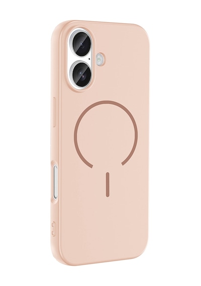 Apple Uyumlu iPhone 17 Kılıf M-safe Şarj Özellikli Zore Meta Kapak - Turuncu Turuncu