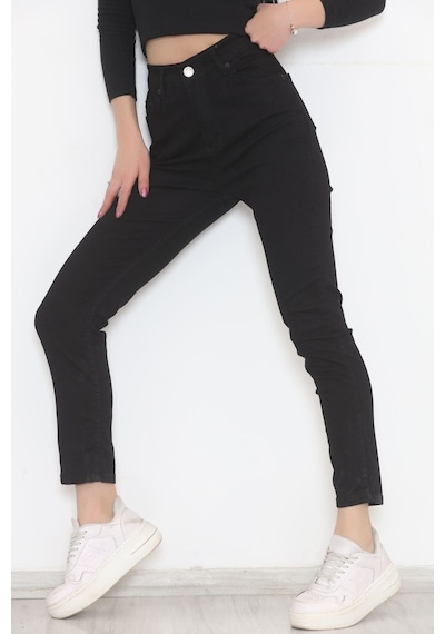 Mokashopin - Dar Paça Kot Pantolon Siyah - 11918.1431. 001