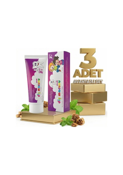 Naturalive Çocuk Diş Macunu 3x75 Ml/100 Gr