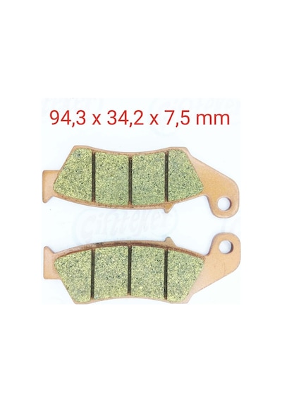 Kawasaki Uyumlu Ön Fren Disk Balatası Fa185 Honda Crf 125-250-400 Klx 250 Yamaha Yz 250-400-450