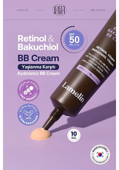 Lamelin Retinol ve Bakuchiol İçeren Aydınlatıcı BB Krem 10 ml Lamelin BB Cream 10 ml