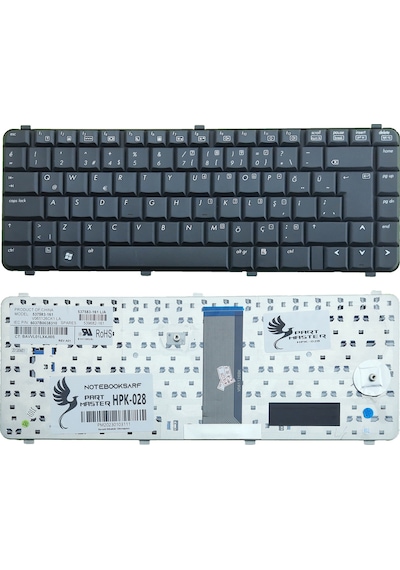 HP Uyumlu Compaq 510, 515, 610, 615 Klavye (Siyah)