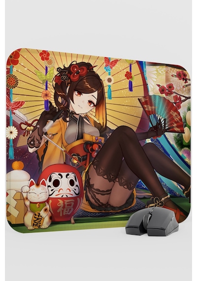 Chiori Genshin Impact Anime Gacha V4 - 48x40 Xl Gaming Mouse Pad Fare Altlığı