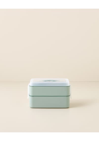 English Home Collotte 4 Parça Lunch Box Saklama Kabı 10,5x17 Cm Yeşil