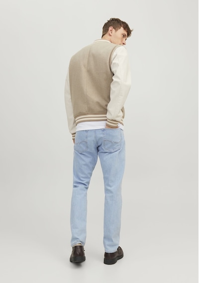 Jack & Jones Erkek Chris 738 Loose Fit Jean 12250231 Blue Denim