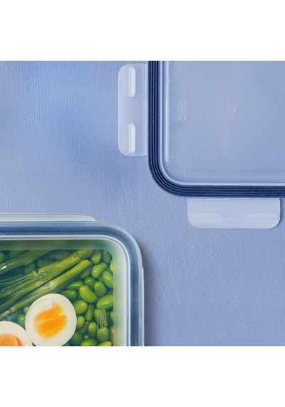 Ikea 365+ Plastik Saklama Kabı Seti, Şeffaf, 1 Lt, 3 Parça