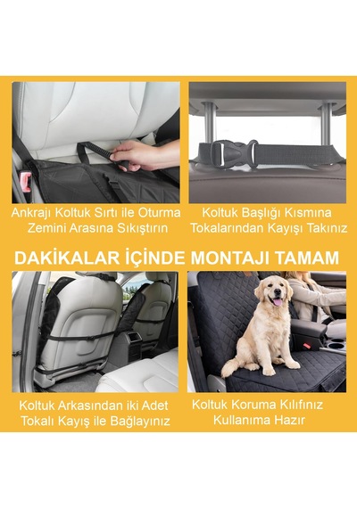Haegs Evcil Hayvan Oto Ön Koltuk Kılıfı - Araç Köpek Koltuk Korum