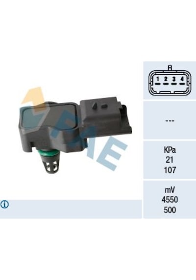 FAE 15212 HAVA BASINC SENSÖR P308 P3008 P5008 P207 PARTNER TEPE C