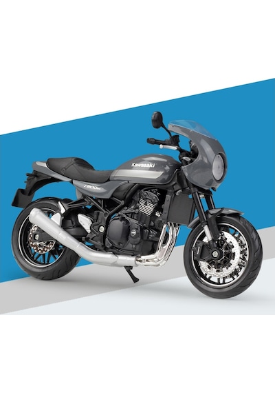 Maisto 18989-Kawasaki Z900Rs Cafe Gri 1:12 Model Motosiklet