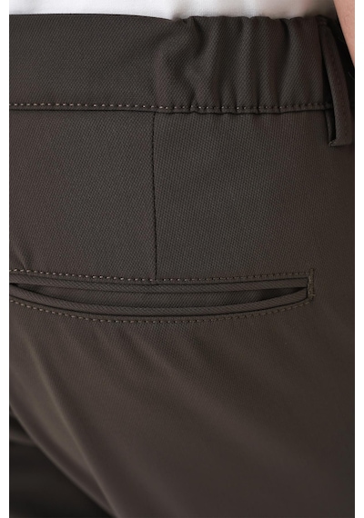 Efor Comfort Fit Beli Lastikli Toprak Jogger Pantolon P 1184 TOPRAK