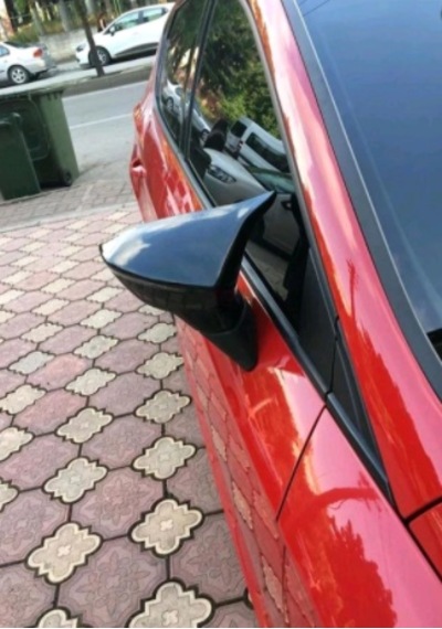 Seat Leon Mk3 Mk3.5 Batman Yarasa Ayna Kapağı Piano Black Abs Pla
