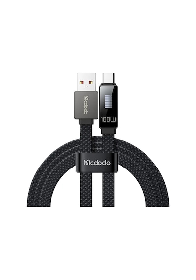 Mcdodo Ca-4980 Typec Usb 100w 6a Led Ritim Şarj Ve Data Kablo 1.2mt