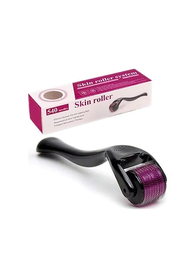 Jiyu Titanyum Uçlu 540 İğneli Cilt Yenileyici Derma Roller 0.5 MM