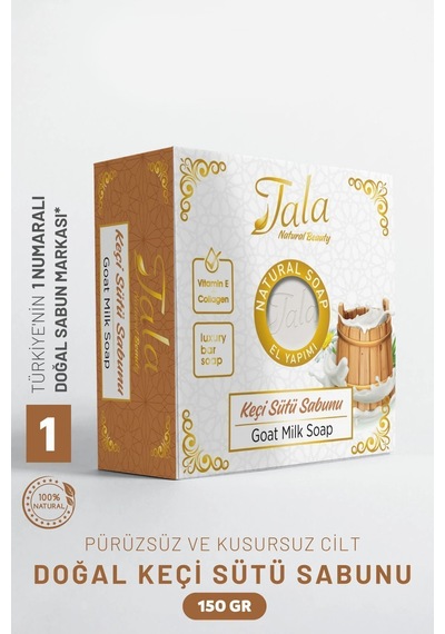 Tala Cilt Arındırıcı Besleyici ve Yumuşatıcı Doğal Keçi Sütlü Sabun 150 G