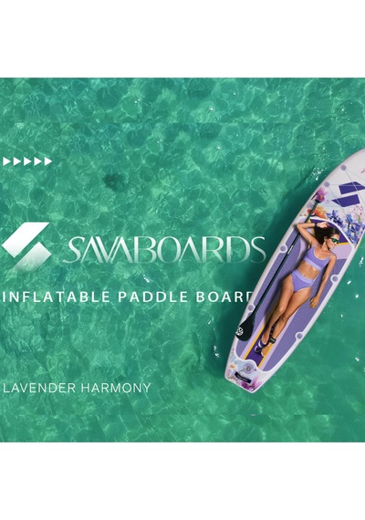 Lavender Harmony 11 Geniş Ve Dengeli Şişme Paddle Board 335x86x15 Cm (Tekerlekli taşıma çantalı) Sup Seti