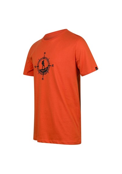 2as Alex Baskılı Erkek Sıfır Yaka T-shirt TURUNCU