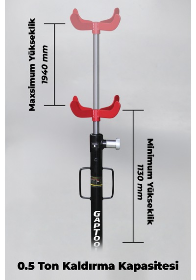 Gaptools 0.5 Ton Dikey Şanzıman Krikosu Gpt103
