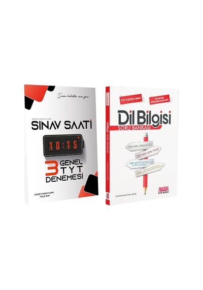 Etkili Matematik Tyt Sınav Saati Genel Deneme Ve Akm Dil Bilgisi Soru Bankası Seti 2 Kitap