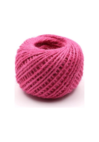 Ip Jütip Hasır Pembe Renk 100 Metre