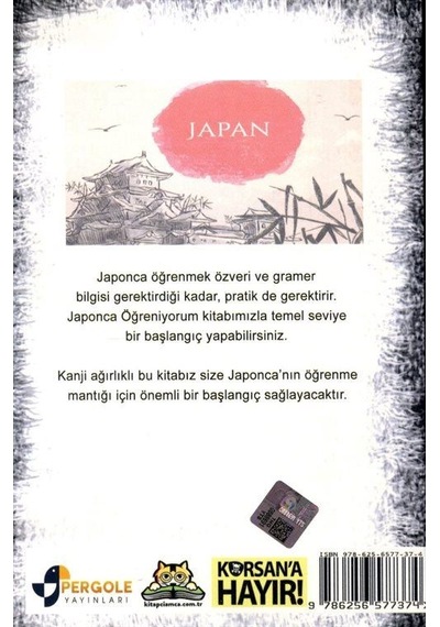 Japonca Öğreniyorum Kanji Türkçe Okunuşlarıyla / Mehmet Tetik