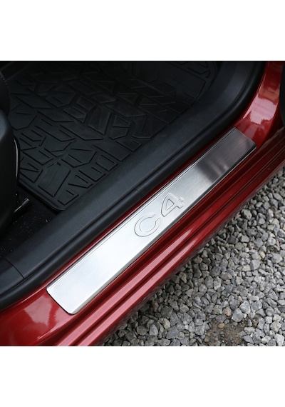 Citroen C4 Hb Krom Kapı Eşiği Tk 2005-2010 4Kapı Paslanmaz Çelik N11.8026