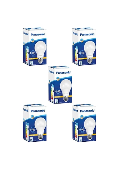 Led Lamba 5 Adet 8,5w -60w E27 Sarı Işık