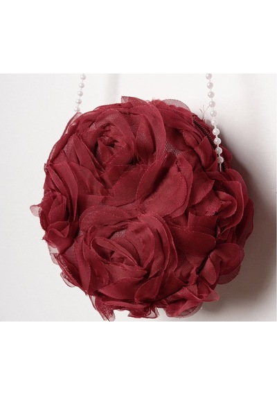 Cocosiss Rose Çantalı Dress Bordo