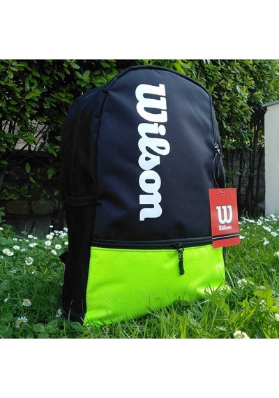 Shopiolog Wilson Fosfor Yeşili Sırt Çantası Unisex Çift Gözlü Çanta Yeşil