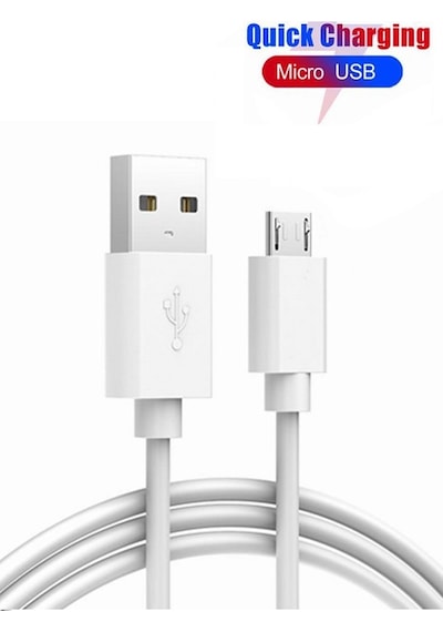 Mikro Redmi 6a / 6 Pro / 7 / 7a / 9c / 9a / 10a / 12c Uyumlu Mikro Hızlı Şarj Kablosu Micro 1 Mt