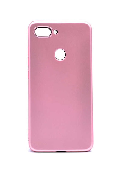 Ekılıf - Xiaomi Mi 8 Lite Uyumlu Kılıf Mat Soft Premier Silikon Kapak - Rose Gold