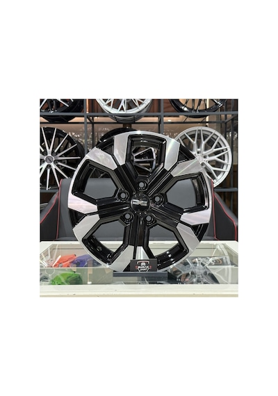 16 İnç 5x114.3 Yeni Renault Dacıa Duster Black Lip Diamond Jant Takımı 4adet