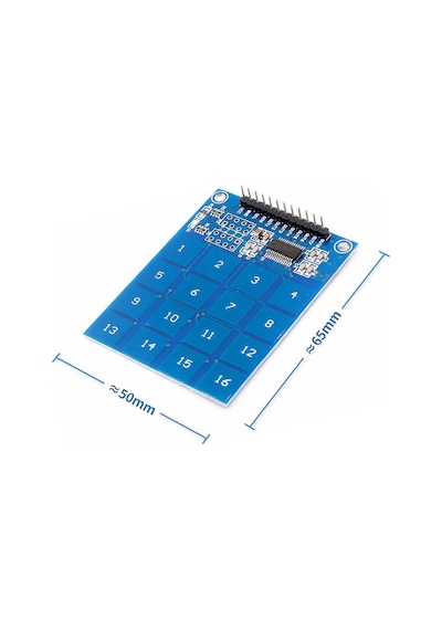 TTP229 16 Buton Dokunmatik Sensör Modülü  Kapasitif Dijital Tuş Algılayıcı Anahtar Keypad