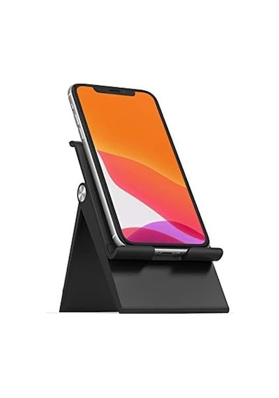 Ayarlanabilir Cep Telefonu Standı 11 Pro Max Xs, Galaxy S20 S10, P30 Vb. İle Uyumlu Siyah