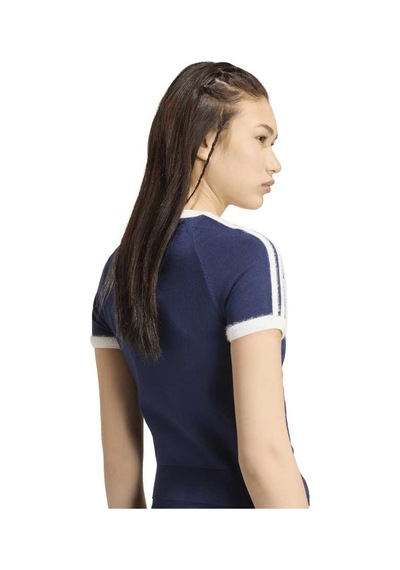 Adidas Knıt Tee Kadın Spor Tişört - Ks6794 Lacivert
