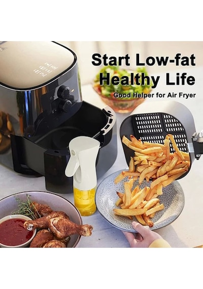 Zeytinyağı Limon Cam Sprey Şişesi Cam Yağ Püskürtücü Yağdanlık Airfryer Tasarruf 200 Ml Renkli