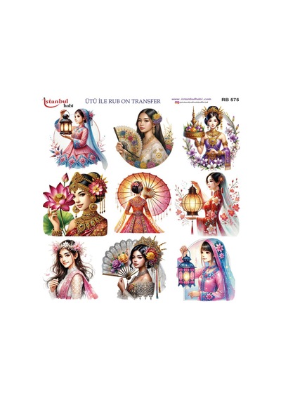 Ütü İle Rub On Transfer Kağıdı 30x30cm Rb-575