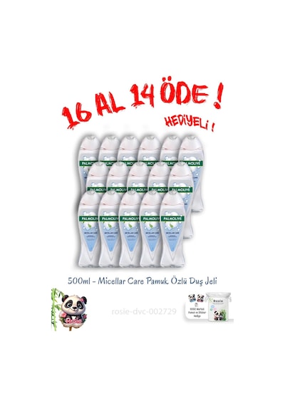 16 Al 14 Öde Palmolive Micellar Care Pamuk Özlü Duş Jeli 500 Ml Ve Rosie