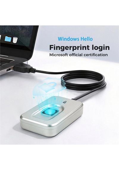 Fp130-lk Windows Hello Uyumlu Mini Usb Parmak İzi Okuyucu Windows 10/11 İçin Biyometrik Şifresiz Oturum Açma Cihazı