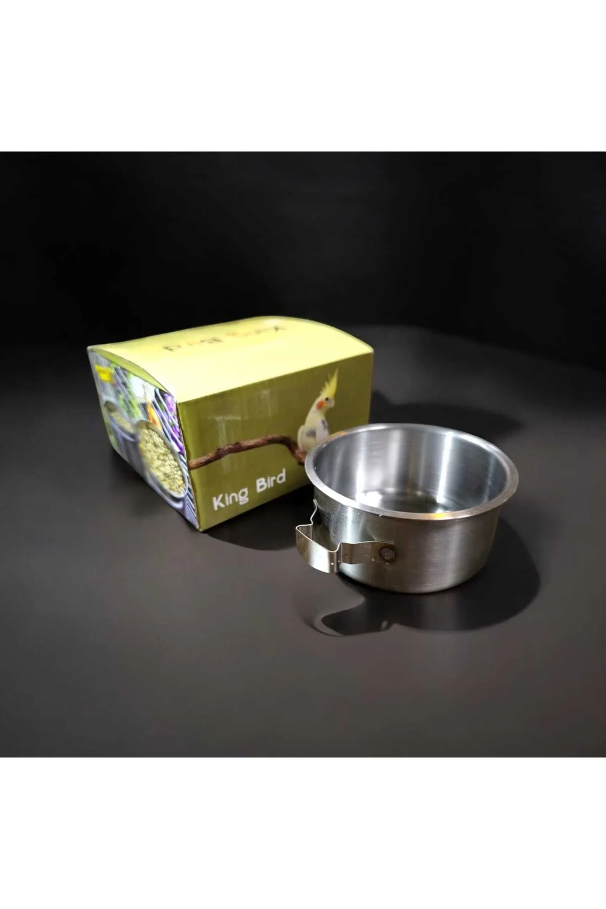 Ceritoğlu Metal Yemlik Muhabbet-kanarya-papağan 6x3.5 Cm Paslanmaz