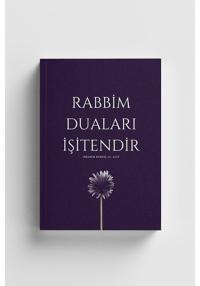 Rabbim Duaları İşitendir İslami Defter Ayet-hadisli Çok Renkli
