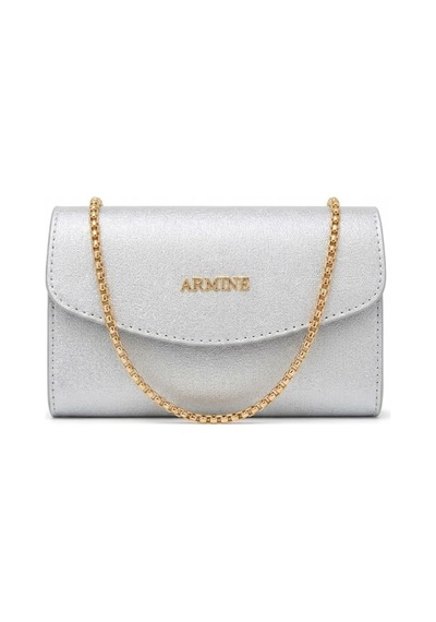 Armine C14-26y Kadın El Ve Omuz Çantası Gümüş
