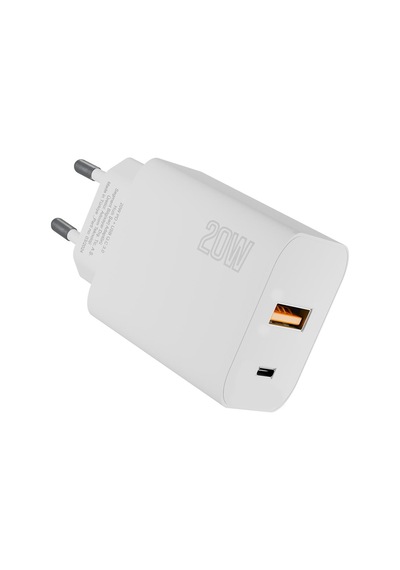 Hytech Hy-xe46 Type Usb-c 20w Pd +usb Qc 3.0 Hızlı Ev Şarj Adaptörü