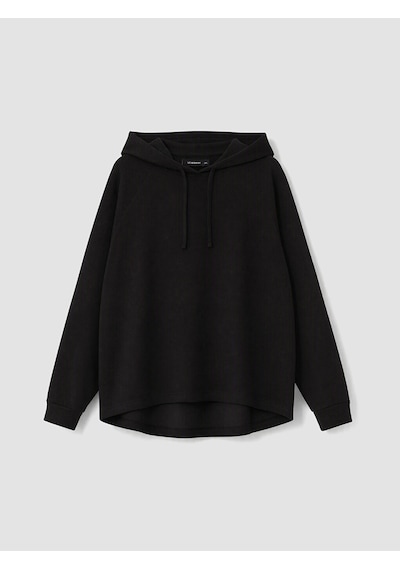 Lcw Curve Siyah Büyük Beden Kadın Hoodie