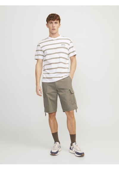 Jack & Jones Jpstcole Barkley Kargo Şort 12248685 Kahverengi