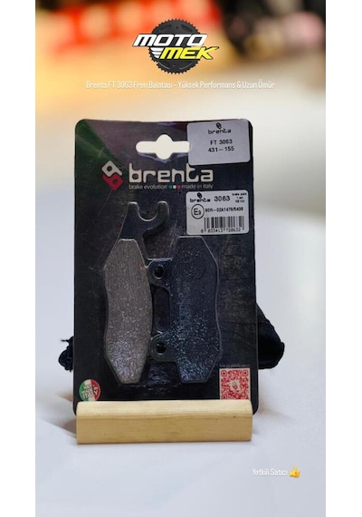 Suzukı An 400 Burgman Brenta Ft 3063 Fren Balatası Yüksek Performans & Uzun Ömür