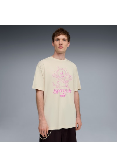 Puma Graphic Erkek Beyaz T-shirt 691781 2800324