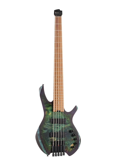 Cort Space5sdg Headless 5 Telli Bas Gitar - Star Dust Green Prof