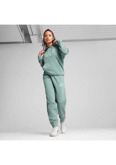 Puma Kadın Scrıpt Comfort Sweatpants Eşofman Alt 68498530 Yeşil