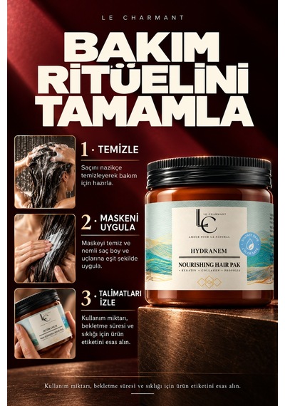 Keratin Saç Maskesi Kuru Ve Yıpranmış Saçlar İçin Kolajen Ve Propolis İçeren Bakım 500 Ml